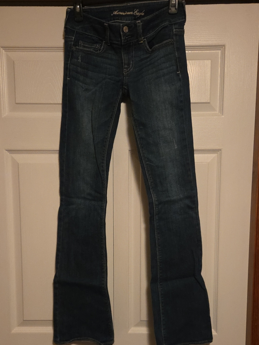 American Eagle Outfitters Dark Blue Wide Leg Jeans